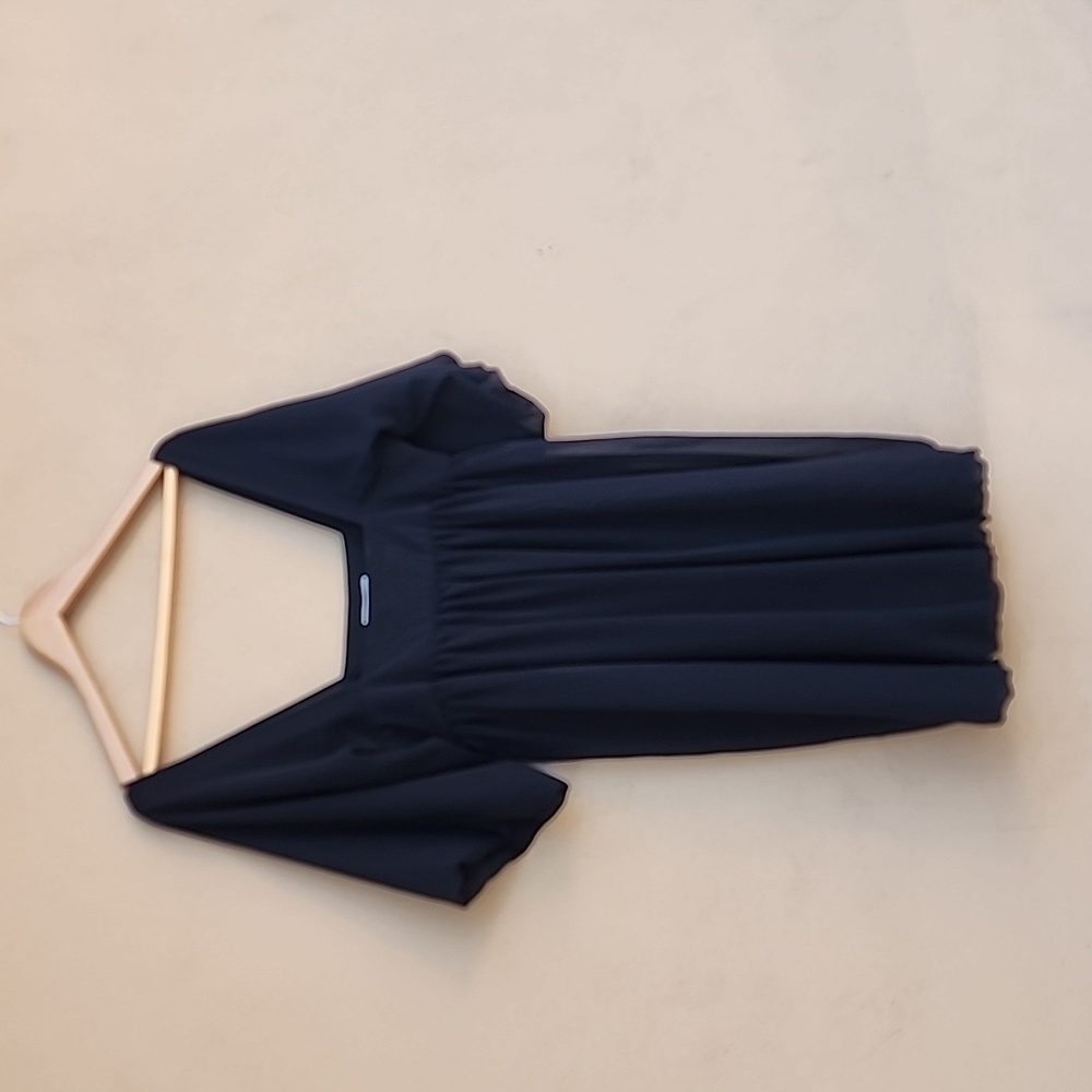 CRYSTAL CANDY Little Black Dress S Bubble Hem Minimalist Goth Punk Lolitta Y2K - Picture 11 of 14